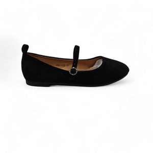 Bailarina negro Sagunto Breeze Shoes mujer antideslizante hebillas