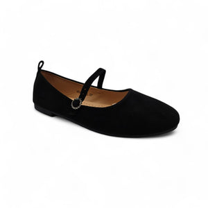 Bailarina negro Sagunto Breeze Shoes mujer antideslizante hebillas